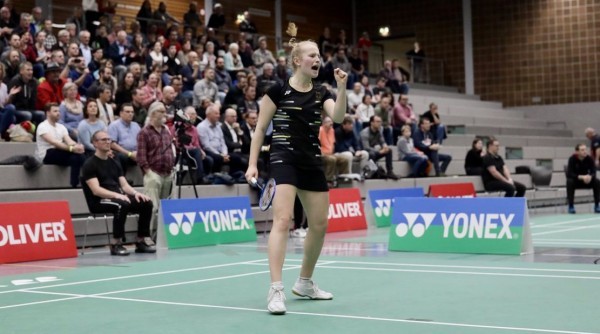 Leona Michalski hat sich den Traum der Badmintonkarriere erfüllt. © Sven Heise