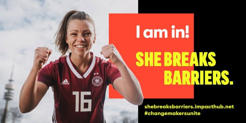 Sportfrauen ist unter den Finalisten des She breaks barriers Programms. © She breaks barriers